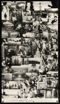 9c307 HOLLYWOOD ENDING advance special 28x50 '02 Woody Allen, final frames from 52 different movies