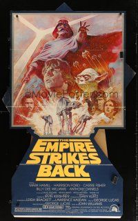 9c049 EMPIRE STRIKES BACK standee R81 George Lucas sci-fi classic, cool artwork by Tom Jung!
