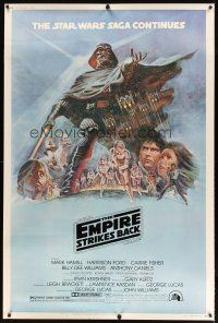 9e004 EMPIRE STRIKES BACK style B 40x60 '80 George Lucas sci-fi classic, cool artwork by Tom Jung!