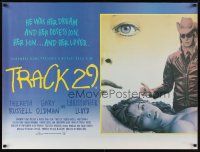 9e195 TRACK 29 British quad '88 Nicholas Roeg, cool image of Gary Oldman, sexy Theresa Russell!