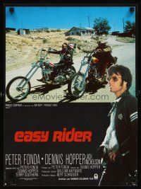 9e171 EASY RIDER French 15x21 R80s Peter Fonda, biker classic directed by Dennis Hopper!