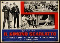 9e143 CRIMSON KIMONO Italian photobusta '60 Sam Fuller, Shigeta, Japanese-U.S. interracial romance