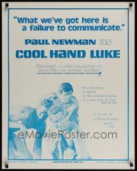 9e022 COOL HAND LUKE special 23x29 '67 Paul Newman prison escape classic!