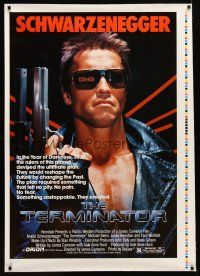 9e002 TERMINATOR printer's test half subway '84 most classic cyborg Arnold Schwarzenegger with gun!