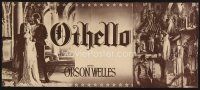 9f279 OTHELLO French program '52 Orson Welles in the title role w/pretty Fay Compton, Shakespeare!