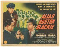 9f065 ALIAS BOSTON BLACKIE TC '42 Chester Morris is driving detectives wacky by solving a murder!