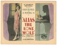 9f066 ALIAS THE LONE WOLF TC '27 great image of Lois Wilson hiding with jeweled bracelet!