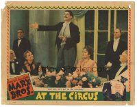 9f100 AT THE CIRCUS LC '39 wacky Groucho Marx makes a fool of Margaret Dumont at fancy dinner!