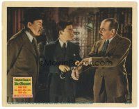 9f111 CHARLIE CHAN AT THE WAX MUSEUM LC '40 Sidney Toler watches Sen Yung handcuff C. Henry Gordon!