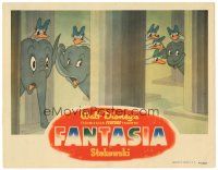 9f122 FANTASIA LC '42 Disney musical cartoon classic, great image of elephants & ostriches!