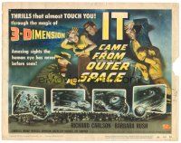 9f083 IT CAME FROM OUTER SPACE TC '53 Jack Arnold classic 3D sci-fi, thrills that almost touch you