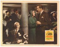 9f142 LAURA LC '44 Vincent Price dances with beautiful Gene Tierney as Clifton Webb sulks!