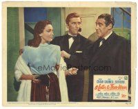 9f144 LETTER TO THREE WIVES LC #3 '49 Linda Darnell with young Kirk Douglas & Paul Douglas!