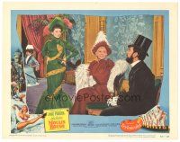 9f149 MOULIN ROUGE LC #7 '52 close up of Jose Ferrer as Toulouse-Lautrec with Zsa Zsa Gabor!