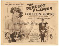 9f086 PERFECT FLAPPER TC '24 sexy Colleen Moore in cool pose, great Jazz Age border art!