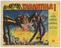 9f182 TARANTULA LC #3 '55 Jack Arnold, great art of town running from 100 foot high spider monster!