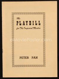 9f208 BORIS KARLOFF set of 2 stage play playbills '50s starring in Peter Pan as Hook & The Lark!