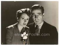 9f240 MALTESE FALCON deluxe 7.25x9.5 still '41 c/u of Humphrey Bogart & Mary Astor by Longworth!