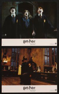 9f277 HARRY POTTER & THE PHILOSOPHER'S STONE 6 French LCs '01 Daniel Radcliffe, J.K. Rowling!