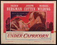 9g046 UNDER CAPRICORN 1/2sh '49 romantic image of Ingrid Bergman & Joseph Cotten, Hitchcock!