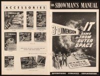9g151 IT CAME FROM OUTER SPACE pressbook '53 Jack Arnold classic 3-D sci-fi, cool images!