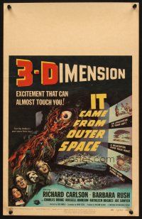 9g137 IT CAME FROM OUTER SPACE WC '53 Ray Bradbury, classic 3-D sci-fi, cool artwork!