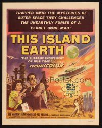 9g140 THIS ISLAND EARTH WC '55 they challenged the unearthly furies of a planet gone mad!