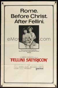 9h288 FELLINI SATYRICON int'l 1sh '70 Federico's Italian cult classic, Rome before Christ!
