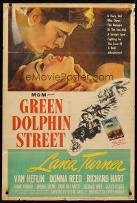 9h343 GREEN DOLPHIN STREET 1sh '47 sexy Lana Turner, Van Heflin, written by Samson Raphaelson