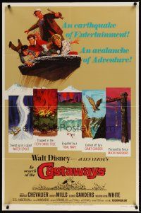 9h413 IN SEARCH OF THE CASTAWAYS 1sh R78 Jules Verne, Hayley Mills in an avalanche of adventure!