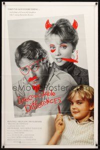 9h423 IRRECONCILABLE DIFFERENCES 1sh '84 Ryan O'Neal, Shelley Long, young Drew Barrymore!