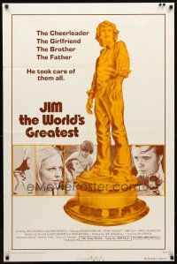 9h436 JIM THE WORLD'S GREATEST 1sh '75 growing up without giving up, he took care of them all!