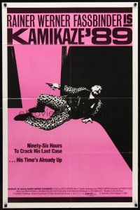 9h451 KAMIKAZE '89 1sh '82 Rainer Werner Fassbinder w/gun, his time's already up!