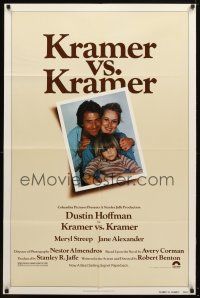 9h463 KRAMER VS. KRAMER 1sh '79 Dustin Hoffman, Meryl Streep, child custody & divorce!