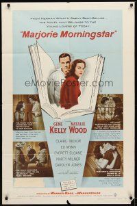9h510 MARJORIE MORNINGSTAR 1sh '58 Gene Kelly, Natalie Wood, from Herman Wouk's novel!