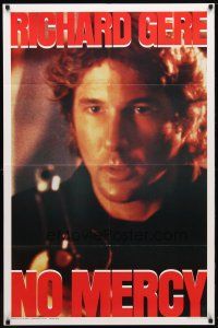 9h565 NO MERCY teaser 1sh '86 extreme close up of Richard Gere!