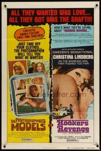 9h849 THEY CALL HER ONE EYE/HOUSE OF WHIPCORD 1sh '74 trashy double-bill, all they wanted was love