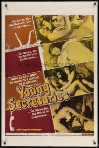 9h992 YOUNG SECRETARIES 1sh '74 office sex, learn how to come out ahead in business!