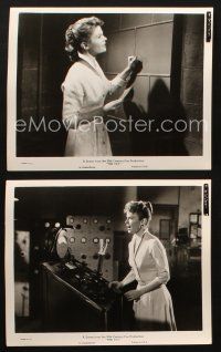 9j926 FLY 2 8x10 stills '58 great images of Patricia Owens including one in laboratory!