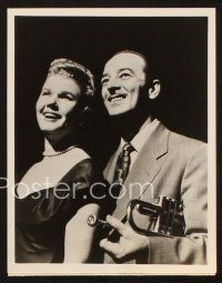9j744 BOBBY HACKETT 4 8x10 stills '54 cool jazz music images with his trumpet and Martha Wright!