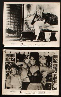 9j306 BOCCACCIO '70 12 Colombian 8x10 stills '62 Sophia Loren, sexy topless Romy Schneider & more!