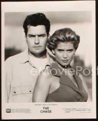 9j912 CHASE 2 8x10 stills '94 great portraits of Charlie Sheen & sexy Kristy Swanson!
