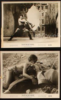 9j848 GOLIATH & THE VAMPIRES 3 8x10 stills '64 Maciste Contro il Vampiro, Gordon Scott