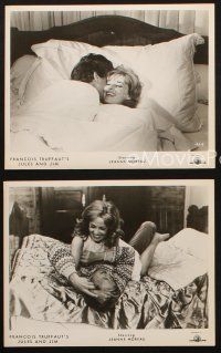 9j859 JULES & JIM 3 8x10 stills '62 Francois Truffaut's Jules et Jim, Jeanne Moreau, Oskar Werner