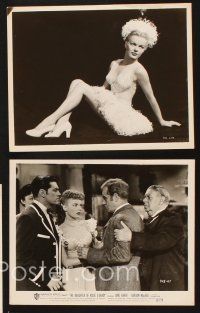 9j448 JUNE HAVER 8 8x10 stills '40s-50s portraits of the pretty star, one color in stunning dress!