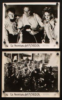 9j474 POSEIDON ADVENTURE 8 Colombian 8x10 stills '72 Ernest Borgnine, Gene Hackman, Stella Stevens