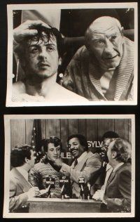 9j476 ROCKY 8 8x10 stills '76 Sylvester Stallone, Talia Shire, Burgess Meredith, boxing classic!