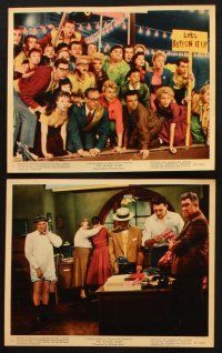 9j011 PAJAMA GAME 12 color 8x10 stills '57 sexiest Doris Day & the cast of the Broadway play!