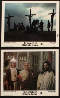 9j186 IN SEARCH OF HISTORIC JESUS 3 8x10 mini LCs '79 religious documentary, art of The Son of God!