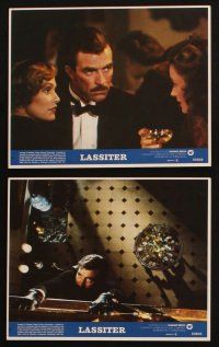 9j057 LASSITER 8 8x10 mini LCs '84 Tom Selleck with Jane Seymour & sexy Lauren Hutton!